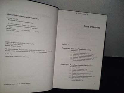 85- Handbook Of Solid-State Troubleshooting - Hershal Gardner. Reston Publishing Company - 1976