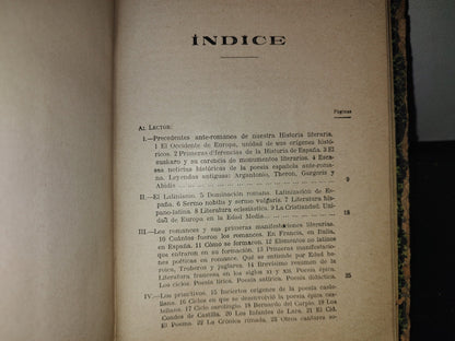 65- Resumen Histórico-Crítico De La Literatura Española - Ángel Salcedo Y Ruiz - 1910
