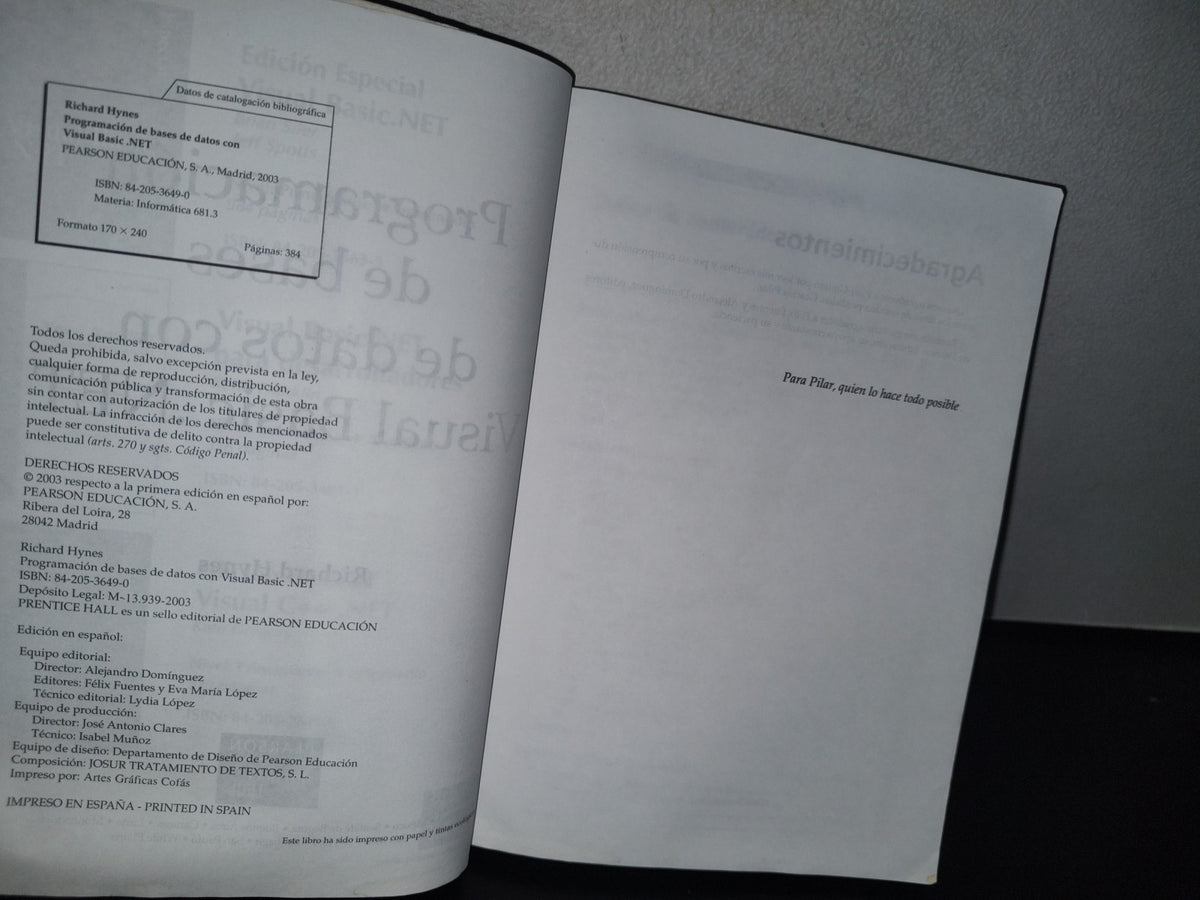 84- Programación De Bases De Datos Con Visual Basic .Net - Richard Hynes