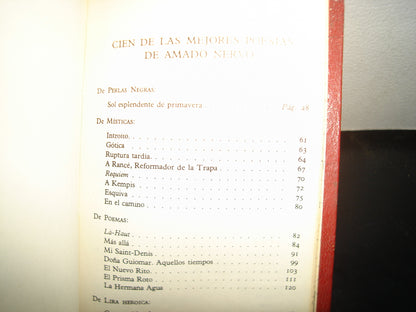 160- Amado Nervo. Primavera Y Flor De Su Lírica - Aguilar