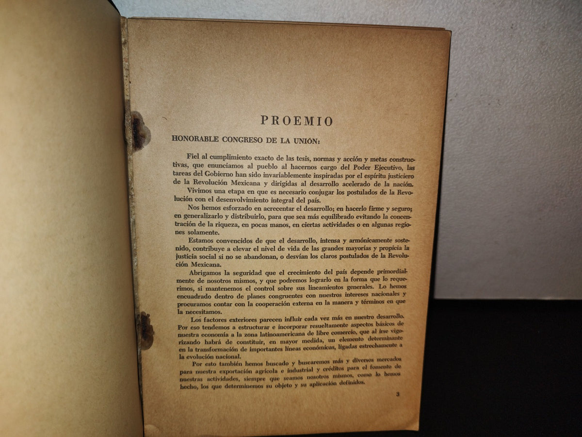 78- V Informe Que Rinde Al H. Congreso De La Unión El Presidente Adolfo López Mateos - 1963