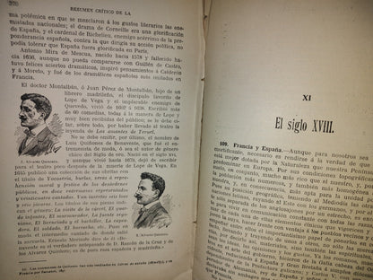 65- Resumen Histórico-Crítico De La Literatura Española - Ángel Salcedo Y Ruiz - 1910