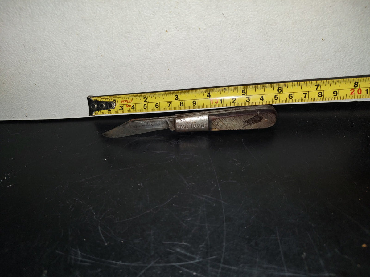 A6- Antigua Navaja Plegable Estadounidense Marca Barlow Imperial, Usa - 70's
