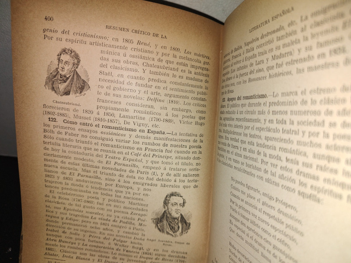 65- Resumen Histórico-Crítico De La Literatura Española - Ángel Salcedo Y Ruiz - 1910