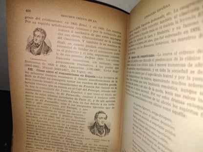 65- Resumen Histórico-Crítico De La Literatura Española - Ángel Salcedo Y Ruiz - 1910