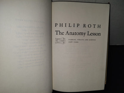 87-2- The Anatomy Lesson - Philip Roth - First Printing, 1983