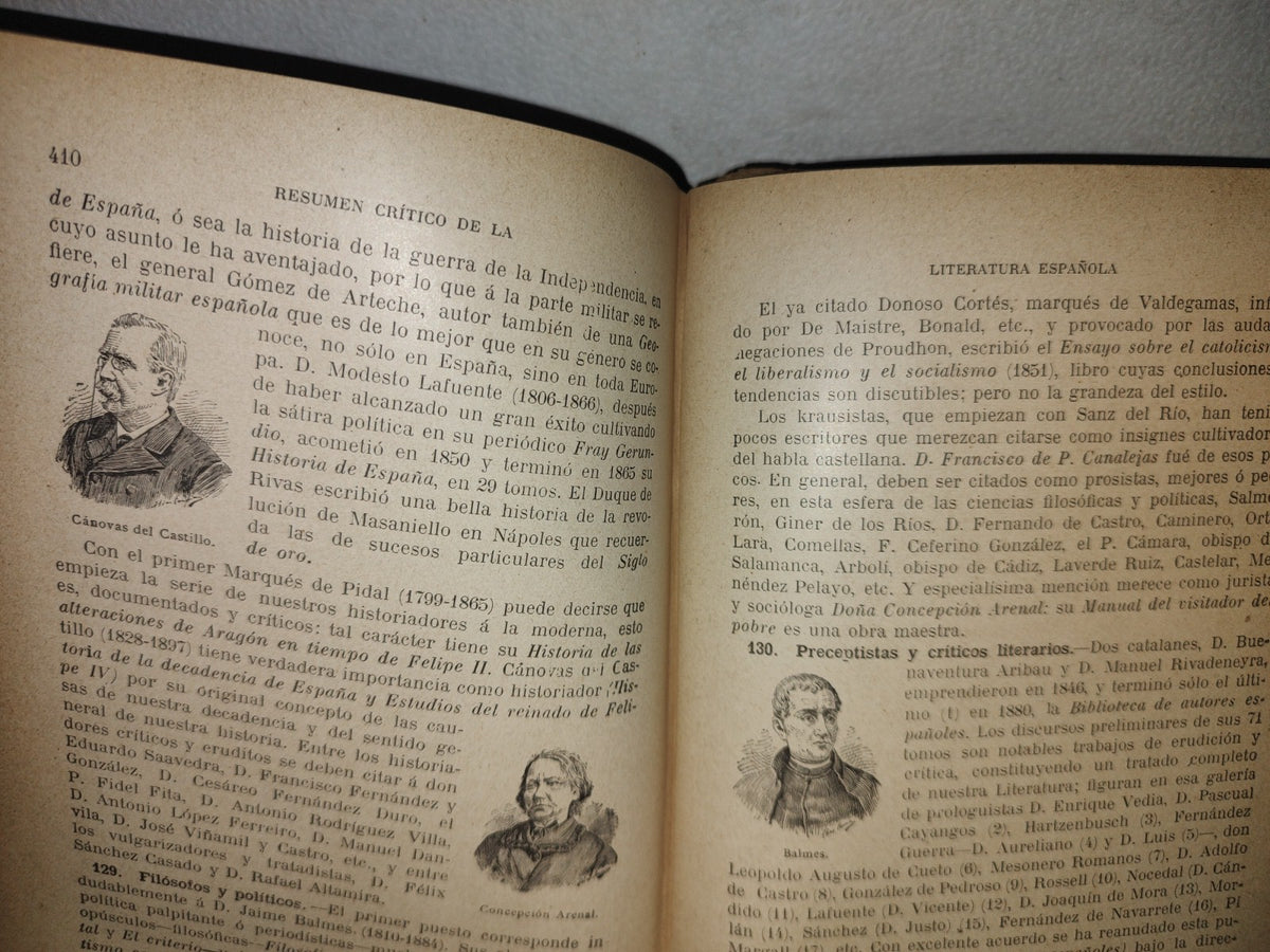 65- Resumen Histórico-Crítico De La Literatura Española - Ángel Salcedo Y Ruiz - 1910