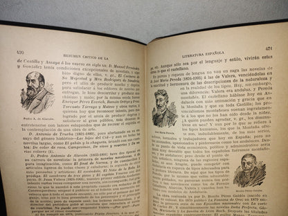 65- Resumen Histórico-Crítico De La Literatura Española - Ángel Salcedo Y Ruiz - 1910