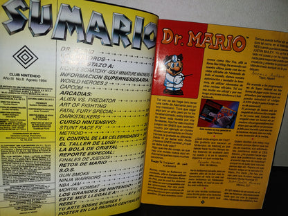 68- Revista Club Nintendo. The Beauty And The Beast - Año Iii, No. 8, Agosto 1994