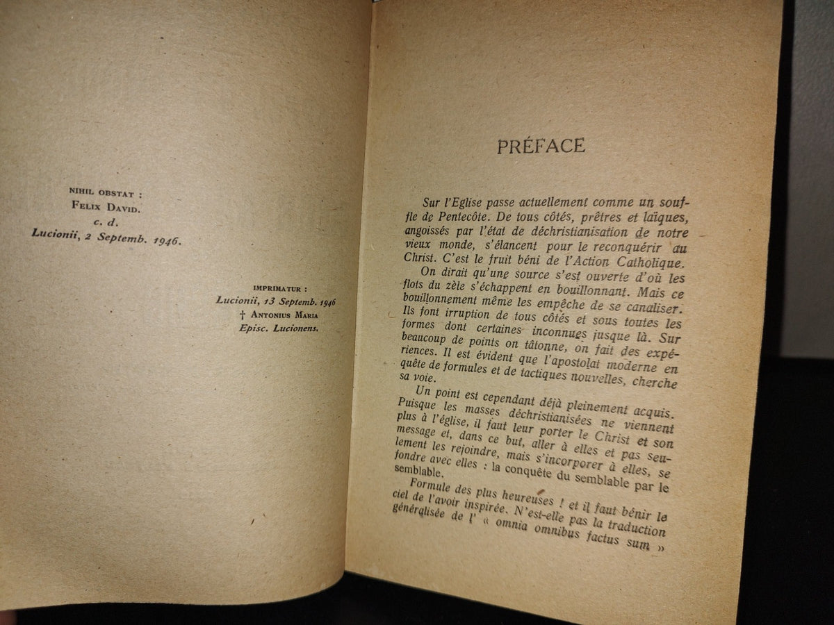 212- Appel À L'Amour Du CŒUr Sacerdotal De Jésus - R. P. Martin. Luçon, Imrpimerie S. Pacteau, 1946