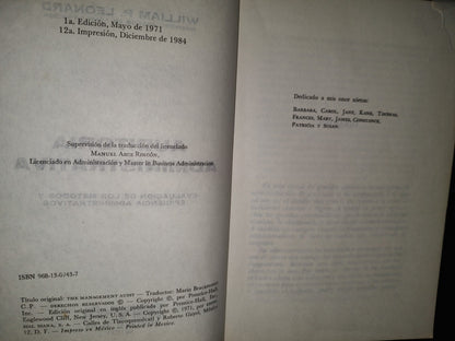87-2- Auditoría Administrativa - William P. Leonard - 1984