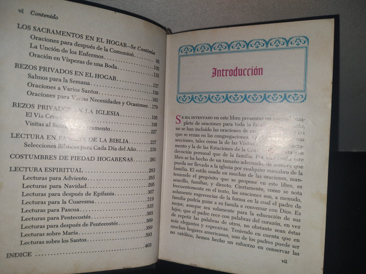 23- Libro De Rezos Hogareños - La Casa De La Biblia Católica - 1967