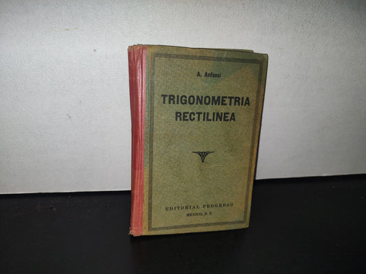 85- Trigonometría Rectilínea - Agustín Anfossi - 1952