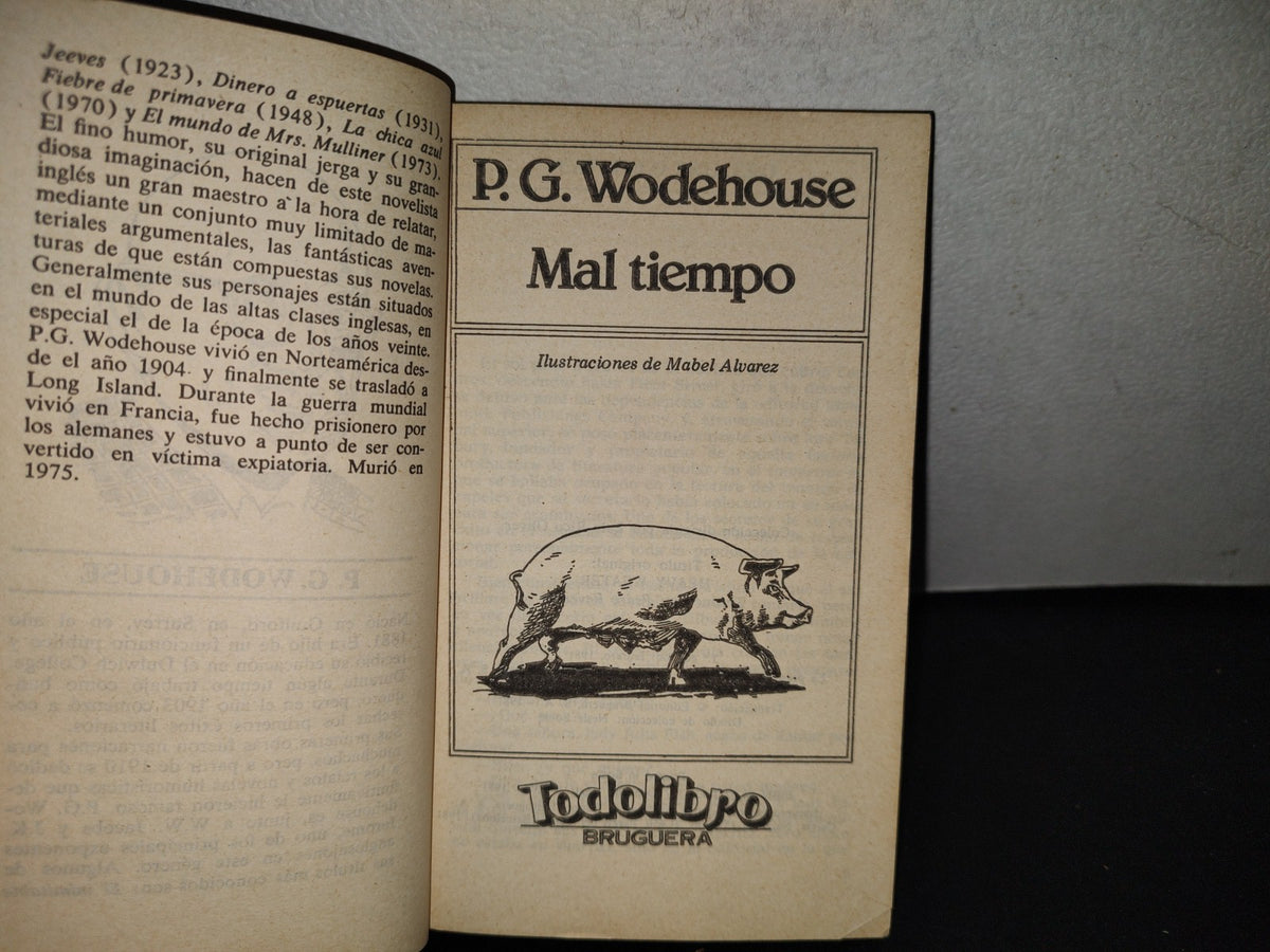 114- Mal Tiempo - P. G. Wodehouse. Todolibro Bruguera - 1A. Edición: Febrero, 1981