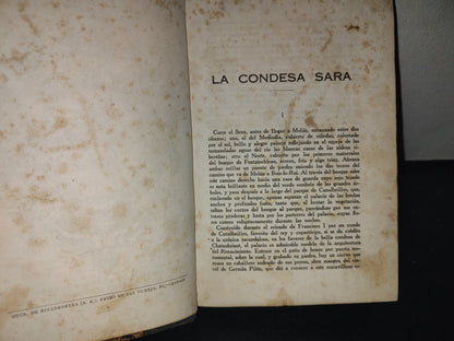 64- Biblioteca Popular Rivadeneyra. La Condesa Sara - Jorge Ohnet - 1900'S