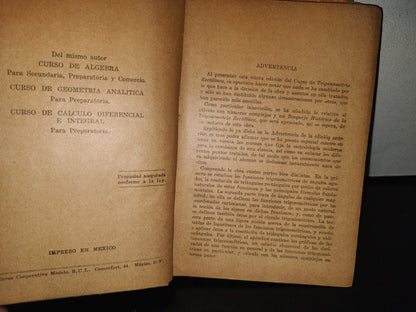 85- Trigonometría Rectilínea - Agustín Anfossi - 1952