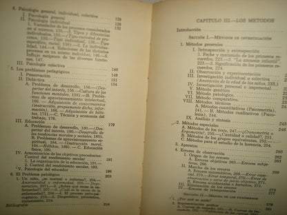 160- Psicología Del Niño Y Pedagogía Experimental - Dr. E. Claparade - Cía. Editorial Continental - 1961
