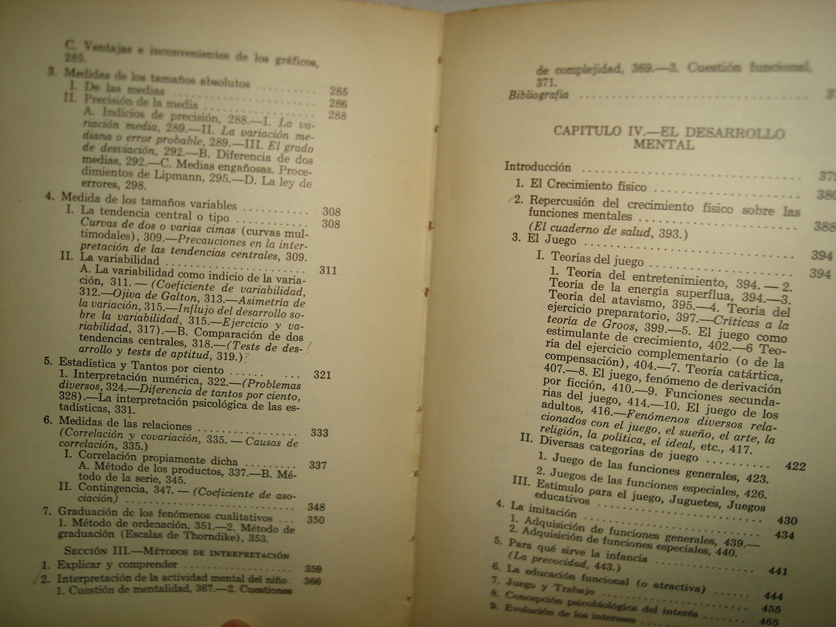 160- Psicología Del Niño Y Pedagogía Experimental - Dr. E. Claparade - Cía. Editorial Continental - 1961