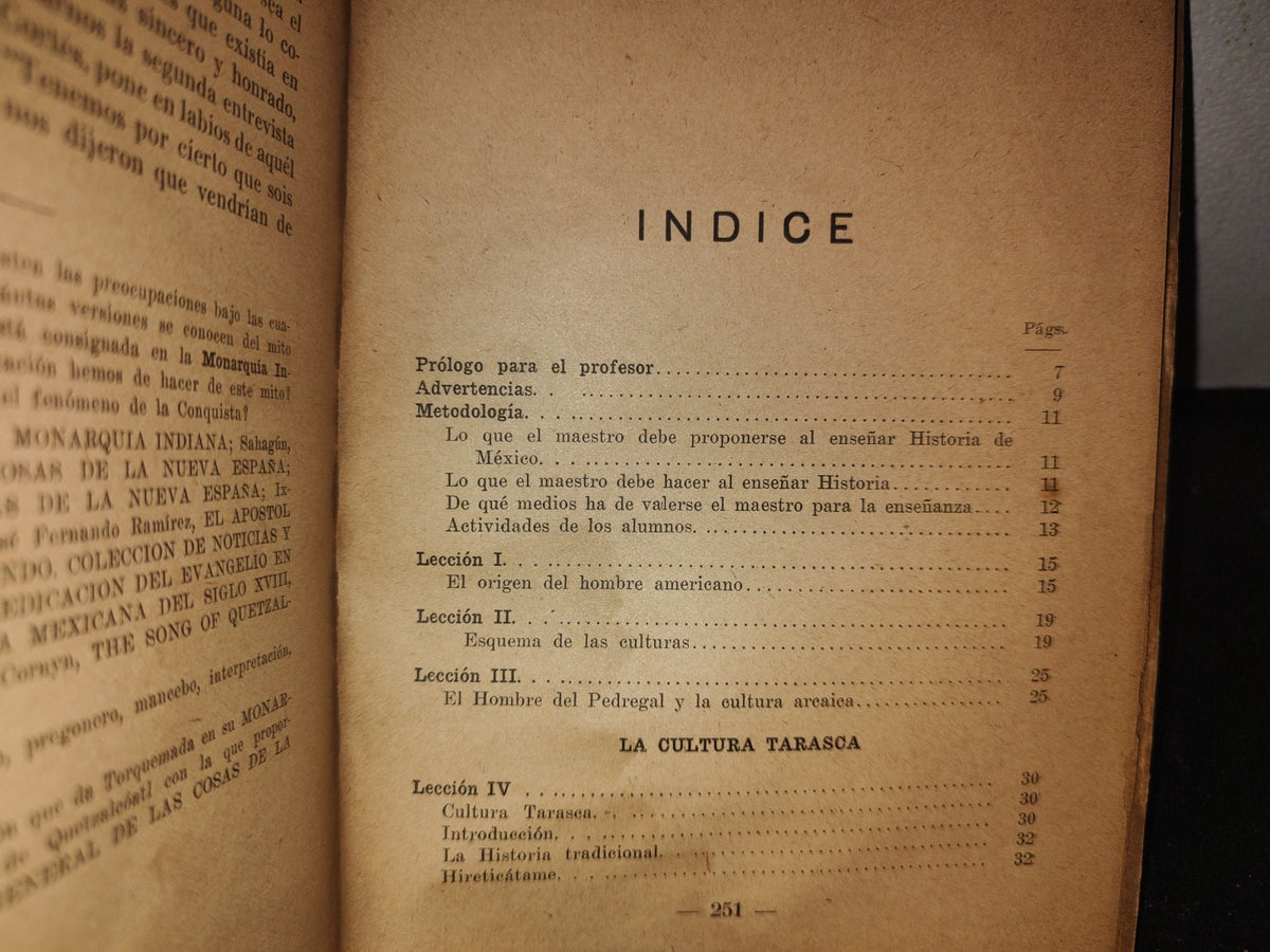 65- Historia De México (Época Precortesiana) Tomo I - Luis Chávez Orozco - 1934