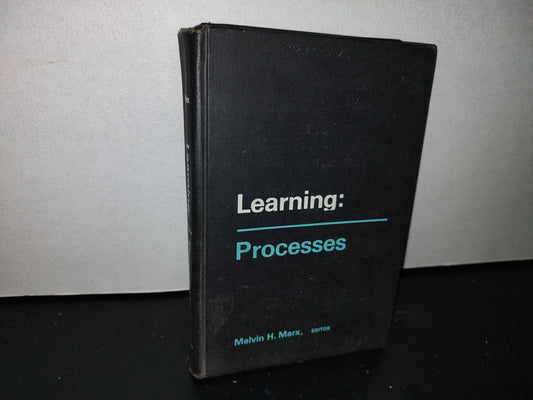 50- Inglés. Aprendiaje: Procesos / Learning: Processes - Melvin H. Marx - 1969