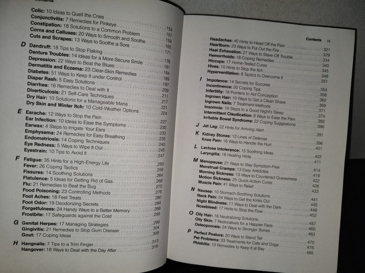 220- The Doctors Book Of Home Remedies. Thousands Of Tips And Techniques Anyone Can Use To Heal Everyday Health Problems