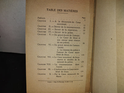 212- Appel À L'Amour Du CŒUr Sacerdotal De Jésus - R. P. Martin. Luçon, Imrpimerie S. Pacteau, 1946