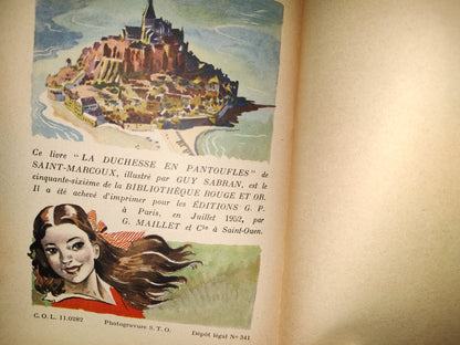 198- La Duchesse En Pantoufles - Saint-Marcoux. Biblitheque Rouge Et Or - 1952