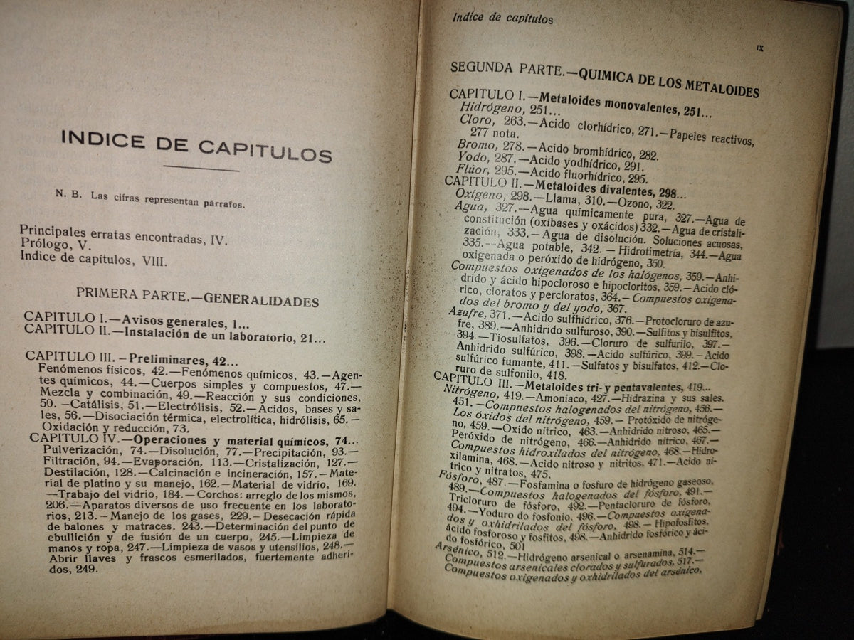 63- Prácticas Químicas Para Cátedras Y Laboratorios - Eduardo Vitoria - 1930