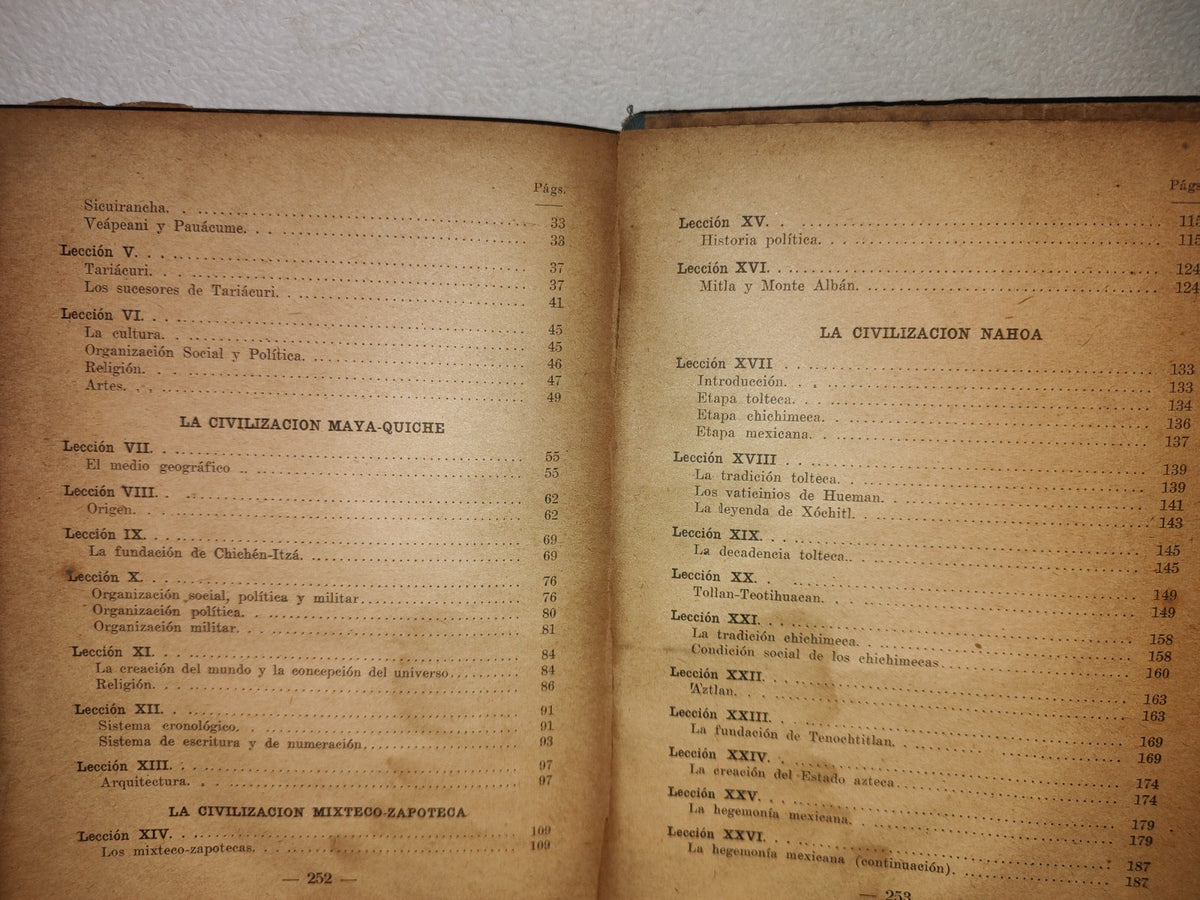 65- Historia De México (Época Precortesiana) Tomo I - Luis Chávez Orozco - 1934