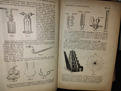 63- Prácticas Químicas Para Cátedras Y Laboratorios - Eduardo Vitoria - 1930