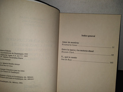 188- Cuentos Seleccionados En El Concurso Del 450 Aniversario De La Fundación De Guadalajara - Rosamaría Casas, Ricardo Clark, Ana De Rojo - Ayuntamiento De Guadalajara, Primera Edición, 1992