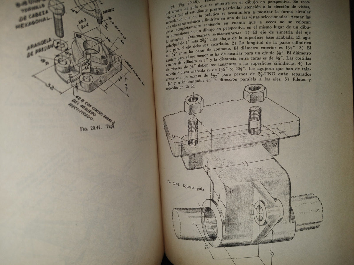 90- Fundamentos De Dibujo Para Ingenieros - Warren J. Luzadder, P. E. - Compañía Editorial Continental - 1964