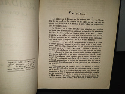92- Guadalaxara. Ciudad Errante. Novela Histórica - Manuel J. Aguirre - México, Primera Edición, 1951