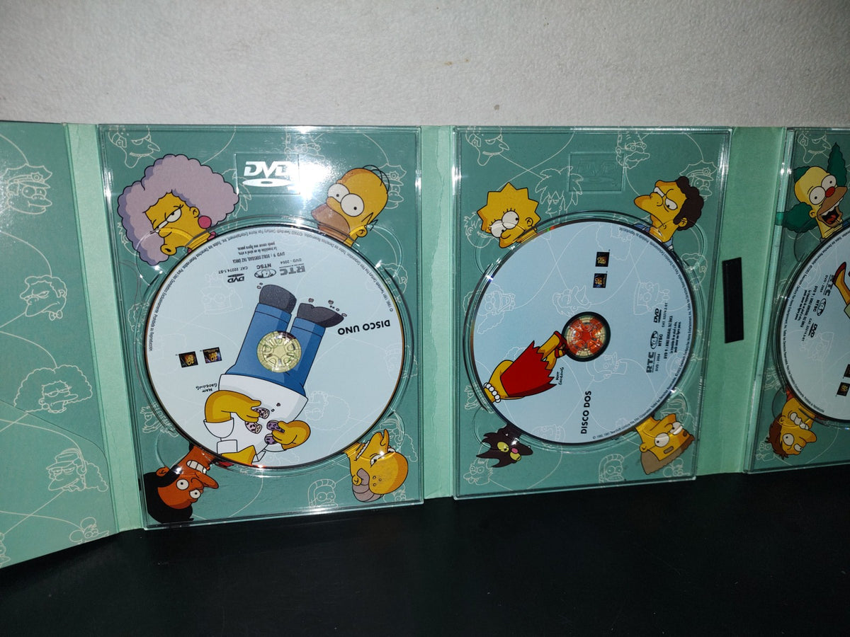 A3- Dvd Original. Región 4. Los Simpson. Segunda Temporada Completa. Edición De Colección - 2003