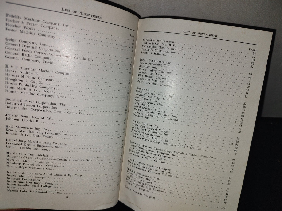65- Textiles Sintéticos. American Handbook Of Synthetic Textiles - Herbert R. Mauersberger - 1952