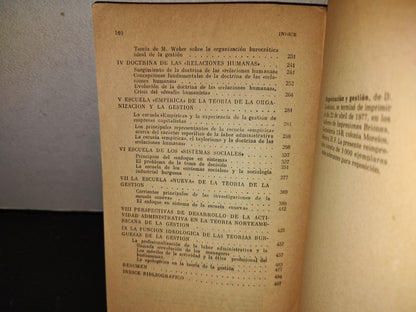 209- Organización Y Gestión - D. Gvishiani - Ediciones De Cultura Popular, 1977
