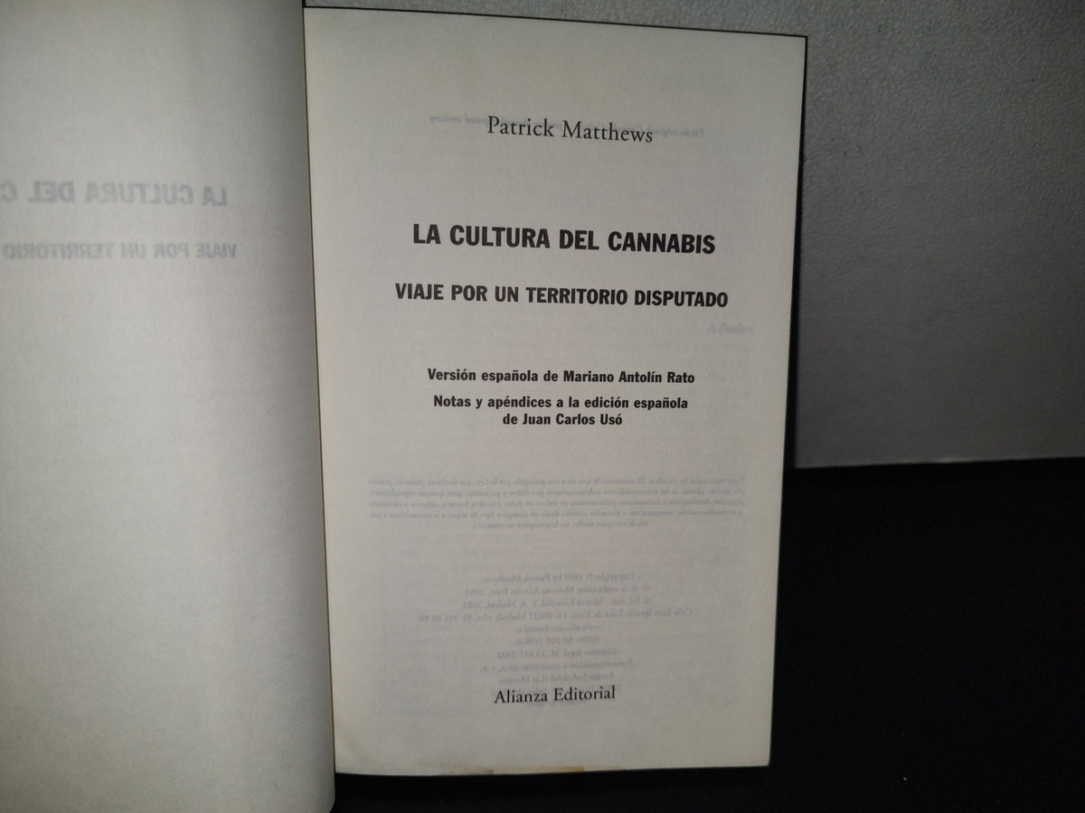 85- La Cultura Del Cannabis - Patrick Matthews - 2002