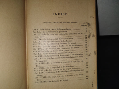 64- Tratado De La Vanidad Del Mundo. Tomo Ii - Diego De San Cristóbal - Madrid. Administración Del Apostolado De La Prensa, 1925