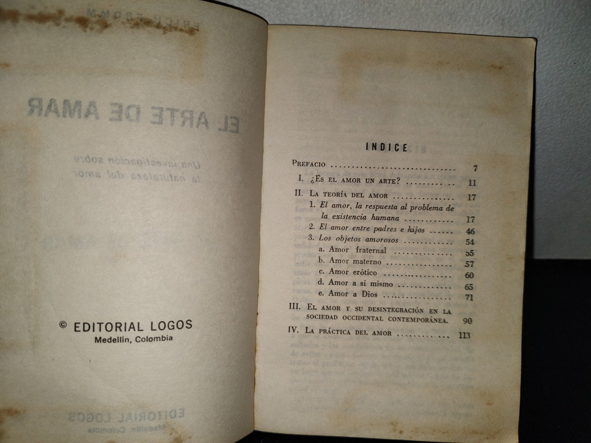 99- El Arte De Amar - Erich Fromm - Editorial Logos,