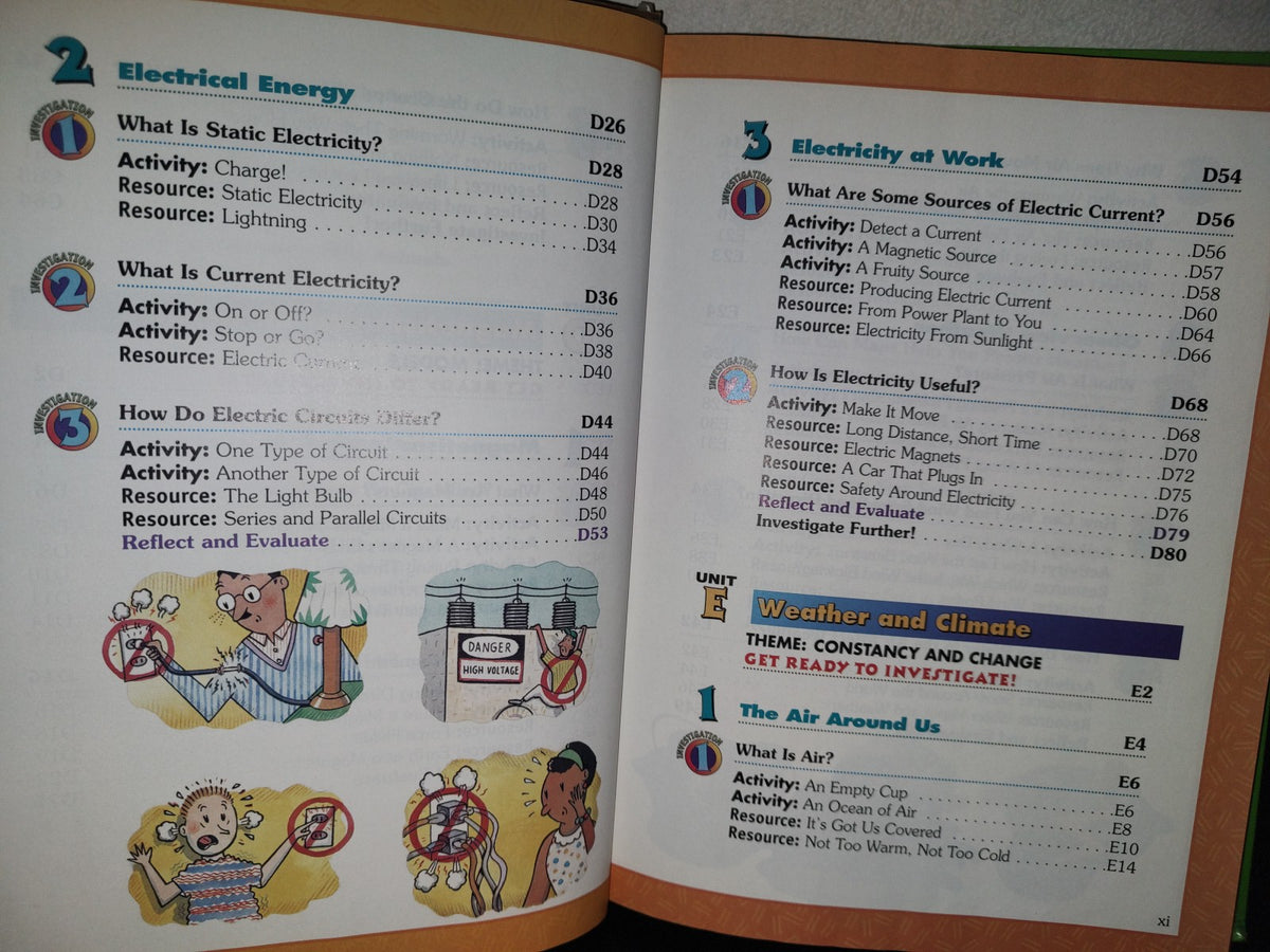 199- Libro De Ciencias En Inglés Para Niños: Discovery Works. Siver Burdett Ginn Sicence. Houghton Miffling Company, 1996