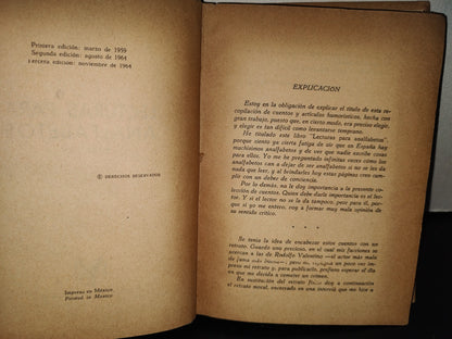 158- Lecturas Para Analfabetos (Cuentos) - Enrique Jardiel Poncela. Editora Latino Americana, 1964