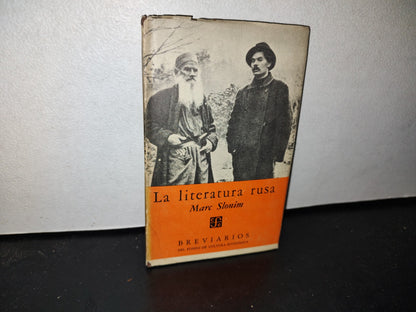 66- La Literatura Rusa - Marc Slonim - Breviarios. Fondo De Cultura Económica, Primera Edición En Español, 1962