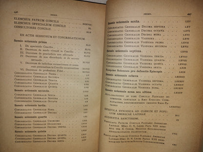 63- Latín. Acta Et Decreta Concilii Plenari Americae Latinae - 1900