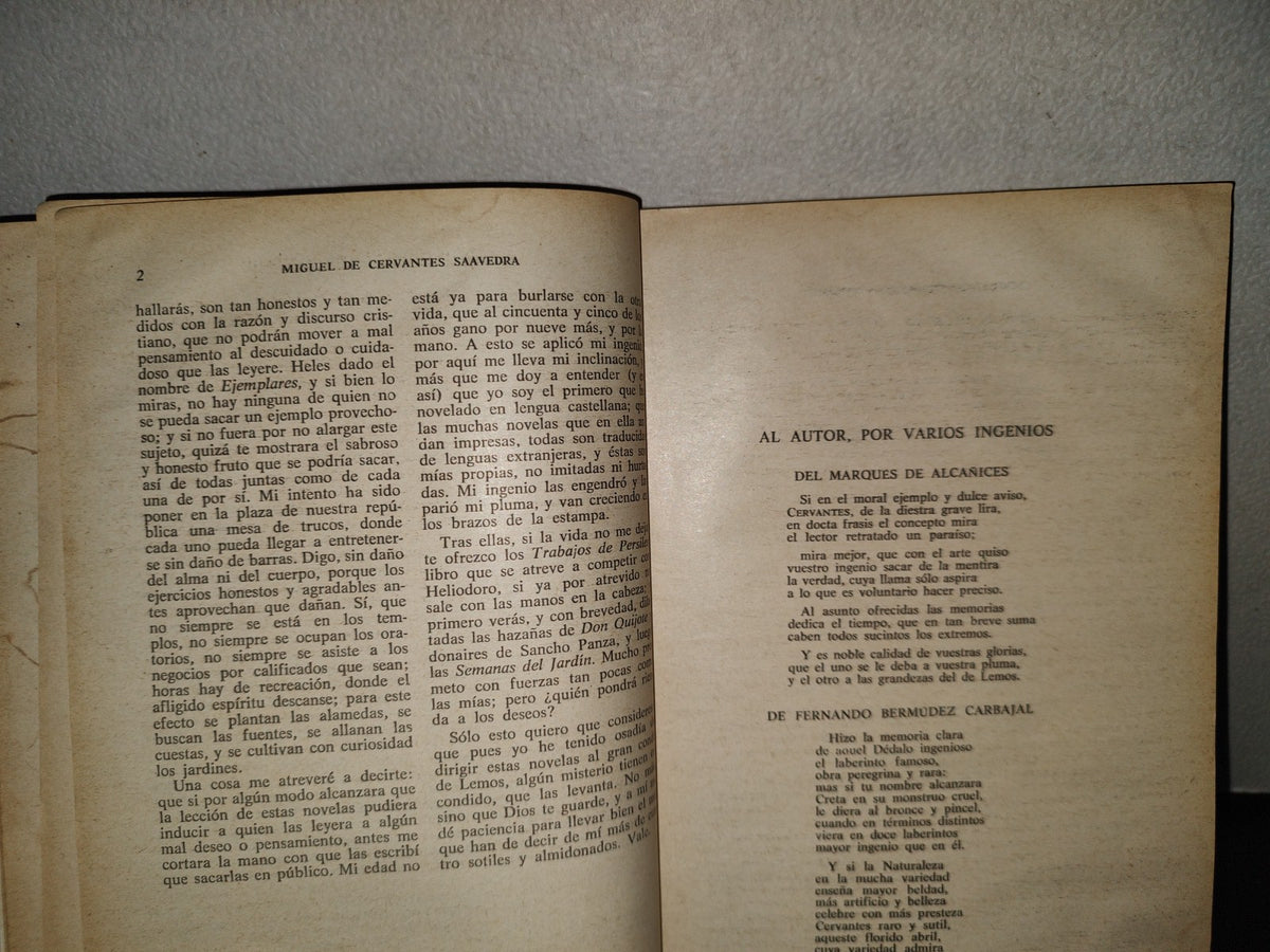 114- Novelas Ejemplares - Miguel De Cervantes Saavedra. Editorial Porrúa, S. A. 1993
