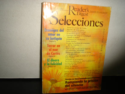 24- Reader'S Digest Selecciones. Terror En El Mar De Cortés - Noviembre De 1994