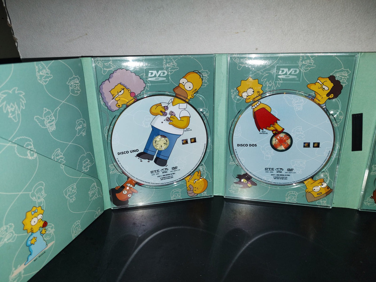 A3- Dvd Original. Región 4. Los Simpson. Segunda Temporada Completa. Edición De Colección - 2003