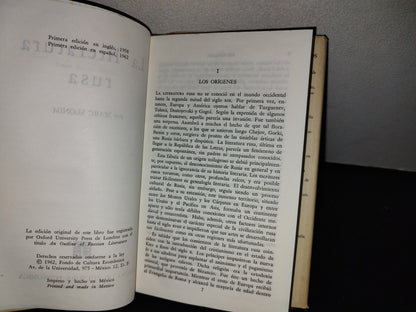 66- La Literatura Rusa - Marc Slonim - Breviarios. Fondo De Cultura Económica, Primera Edición En Español, 1962