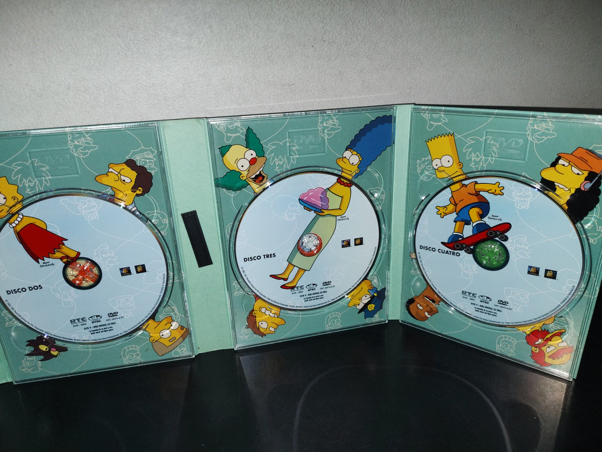 A3- Dvd Original. Región 4. Los Simpson. Segunda Temporada Completa. Edición De Colección - 2003