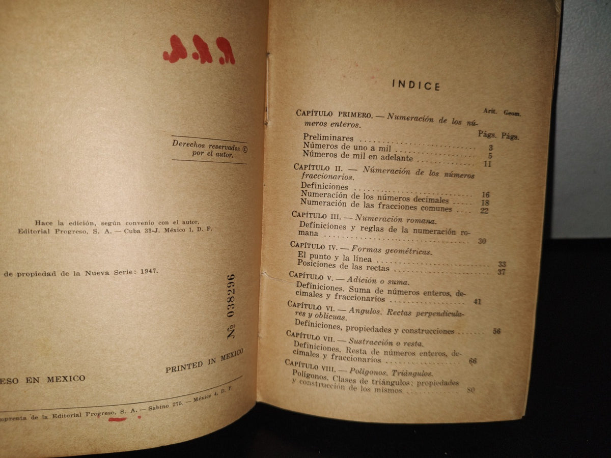 85- Aritmética Y Nocones De Geometría. Tercer Libro - José E. Rozán - 1964