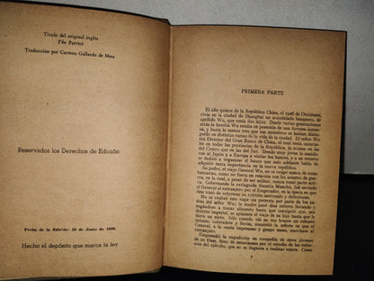 158- El Patriota - Pearl Buck - Editorial Diana, 1950